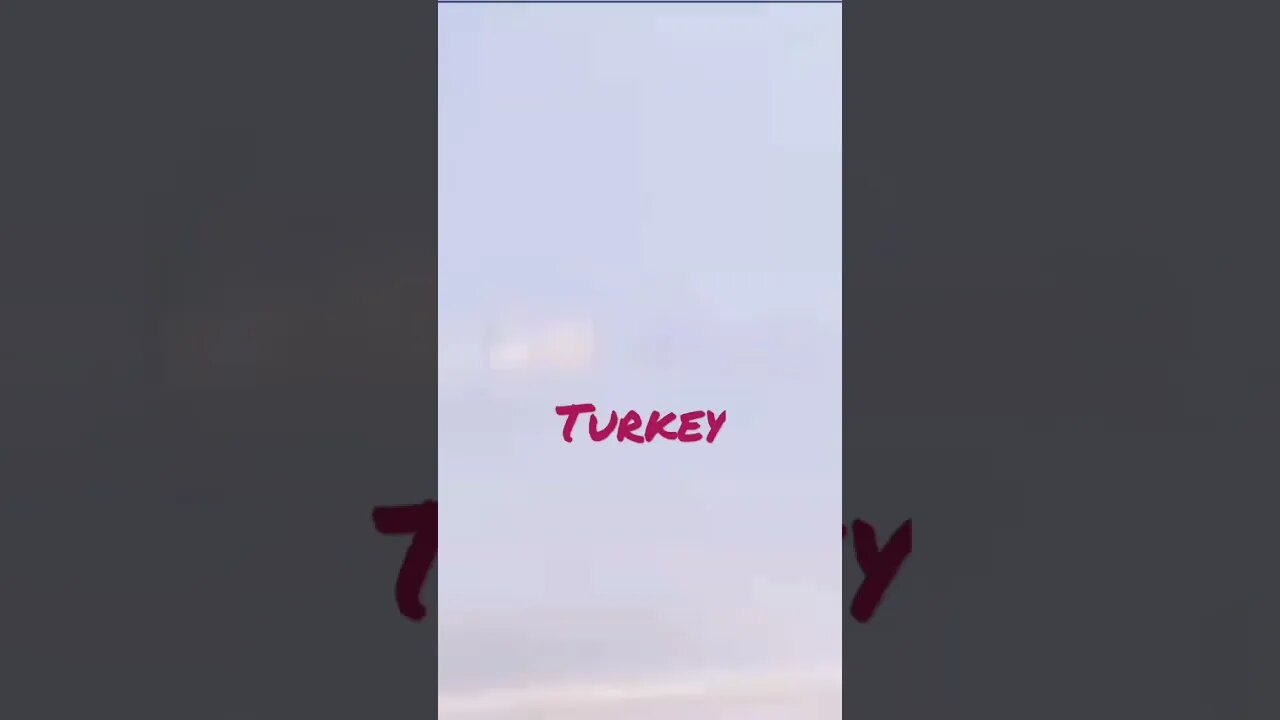 Storm at Turkey