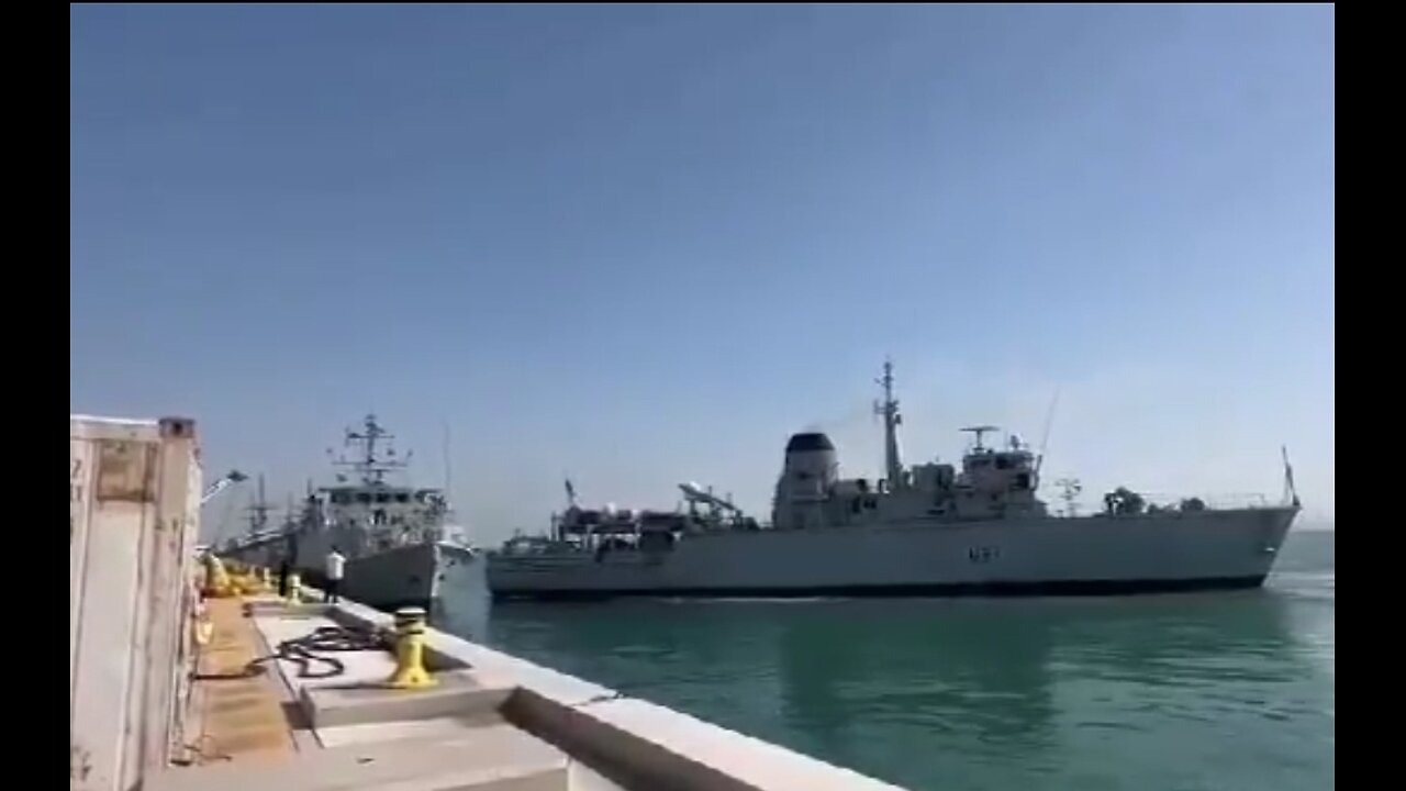 The Moment 2 U.K Warships Collide