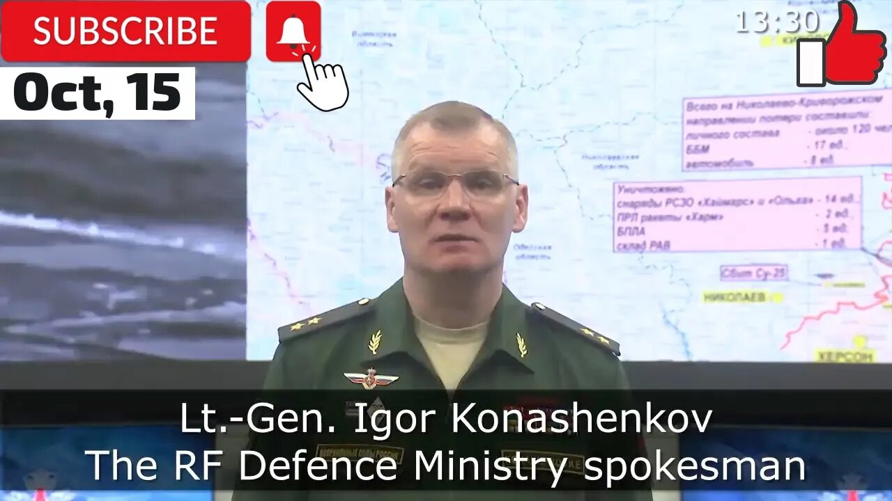 Russian Defence Ministry report on the progress of the special military operation in Ukraine!