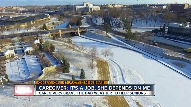 Caregivers for senior citizens battling cold