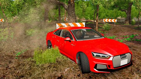 Audi RS 5 Offroad Testing – BeamNG Drive