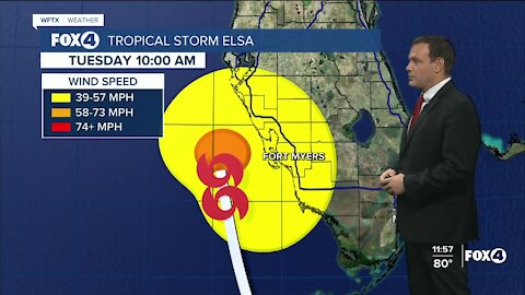 Tropical Storm Elsa update