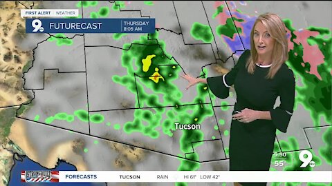 Showers today, dry and warmer for the weekend