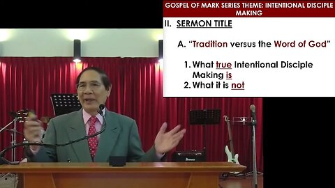 [20230910] Tradition versus the Word of God