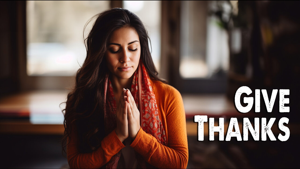 Give Thanks | Hannah Hobbs (Worship Lyric Video)