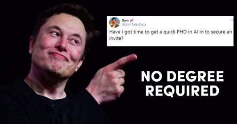 Elon Musk does not care about your degree!!!