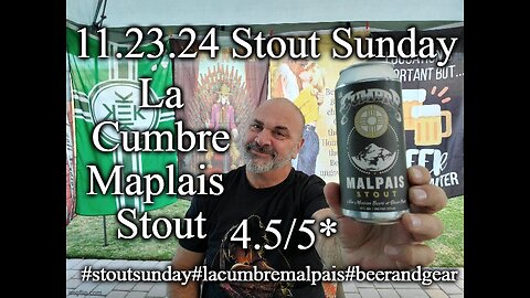 Stout Sunday : La Cumbre Maplais Foreign Style Stout 4.5/5*