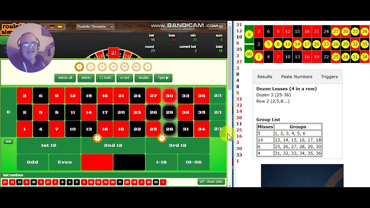 How to lose all ur money on roulette .. Tracking double streets with tracker.potads.uk calculator