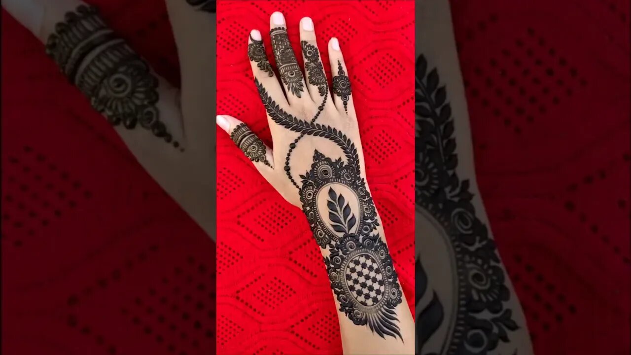 Backhand mehndi design | Festive special mehndi design | Henna mehndi | Beautiful mehndi design