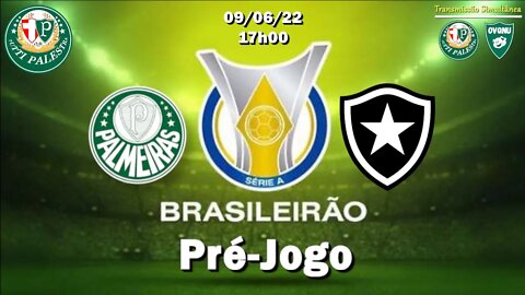 Pré-jogo Palmeiras X Botafogo - 09/06 - 17h - Vamos em busca da liderança do Brasileirão