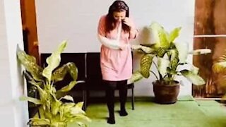 Woman learns to walk again after serious accident