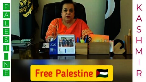 Shireen Mazari Pakistani Minister For Human Rights Speech For Free Palestine