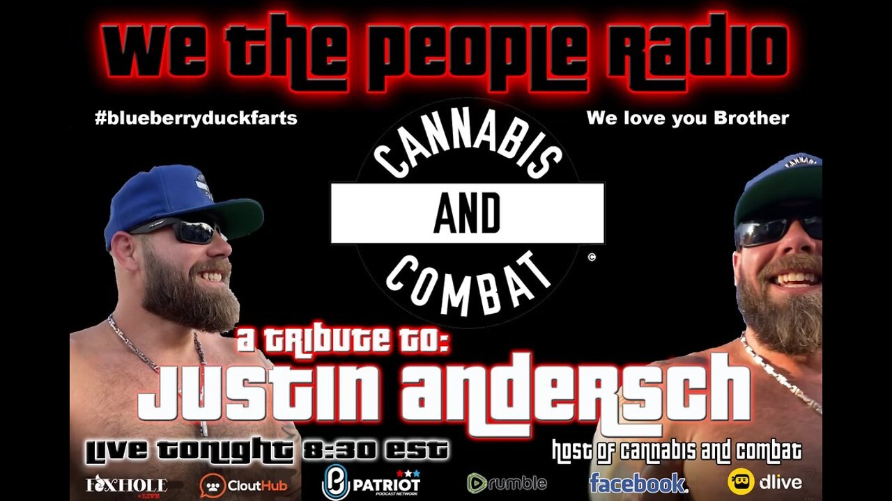 Justin Andersch Host of Cannabis and Combat Tribute Show