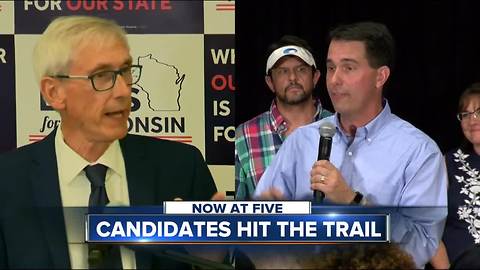 Walker, Evers waste no time getting ready for the general election