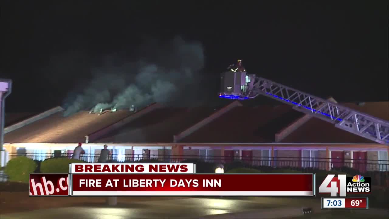 Guests evacuated after fire breaks out at Days Inn in Liberty