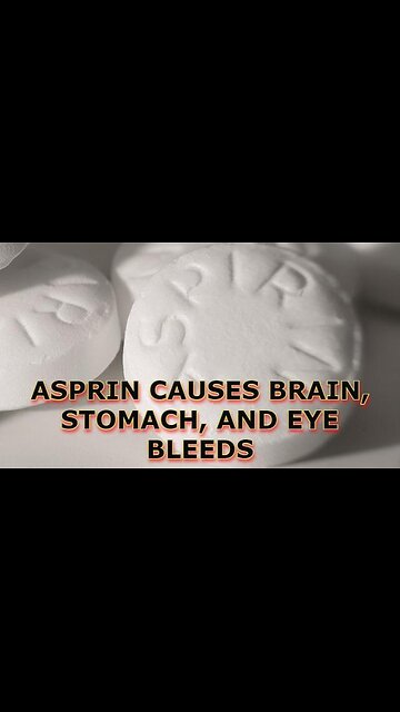 ASPRIN CAUSES BRAIN BLEEDS, STOMACH, AND EYE BLEEDS. HOWEVER, CAYENNE...