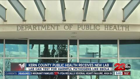 New Public Health lab can test for pathogens like Ebola