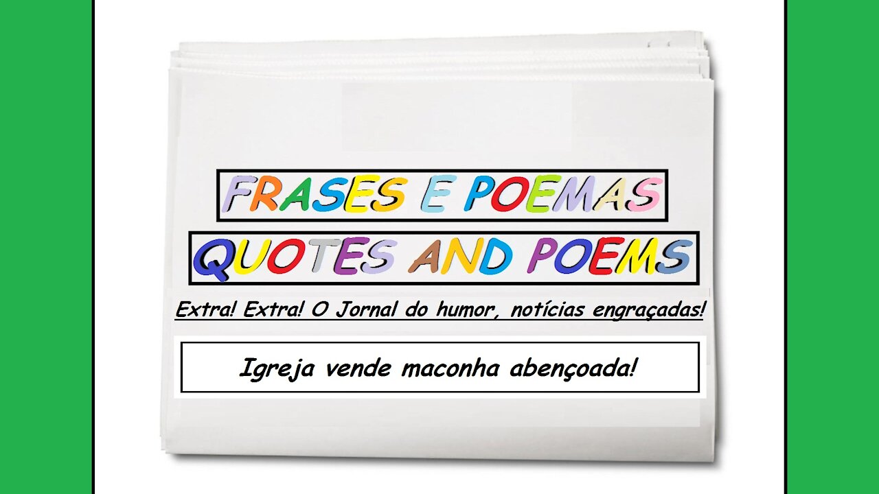 Notícias engraçadas: Igreja vende maconha abençoada! [Frases e Poemas]