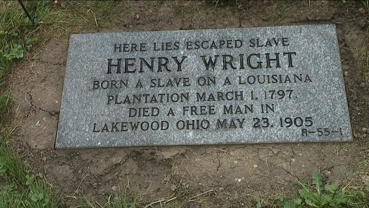 Former slave honored with new headstone at Algers Cemetery