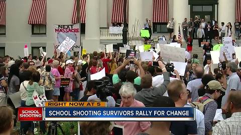 Shooting survivors issue call for action at Florida Capitol