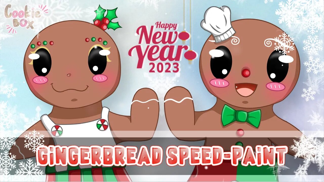 [Speed-Paint] Gingerbread cookies (Collab with Rosse)