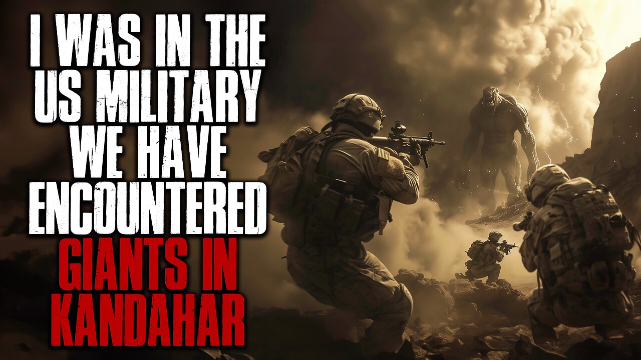 I Was In The US Military, We Fought Giants In The Mountains Of Kandahar... Horror Story