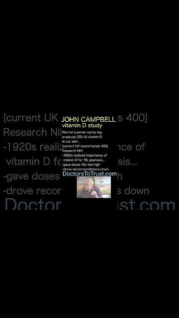 John Campbell: Vitamin D