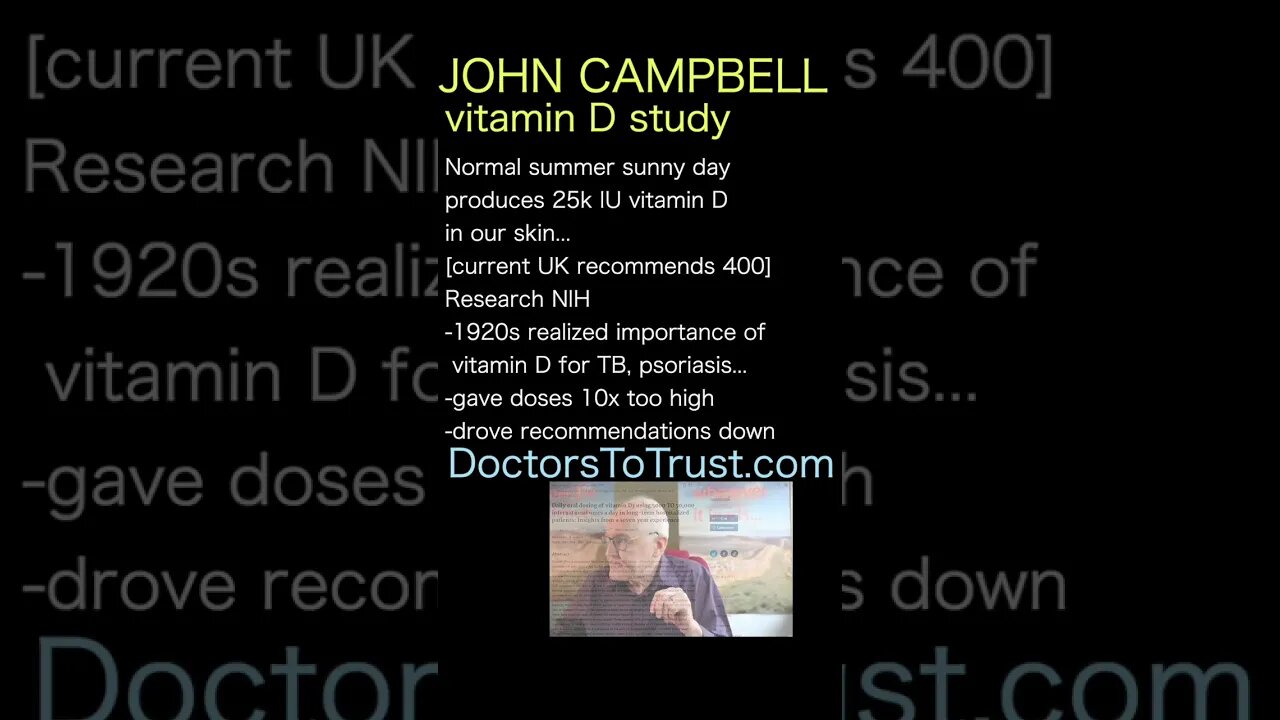 John Campbell: Vitamin D