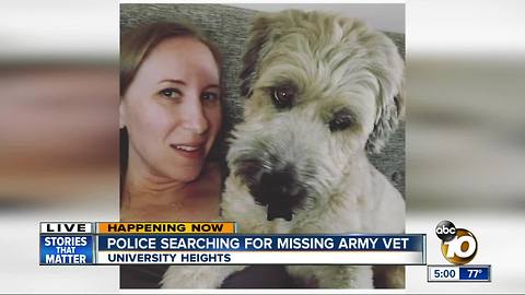 Police search for missing Army veteran