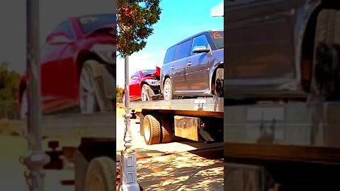 Tesla Model SP90D TOTALED IN T-BONE CAR CRASH! #shorts #viral #viral #car #automobile