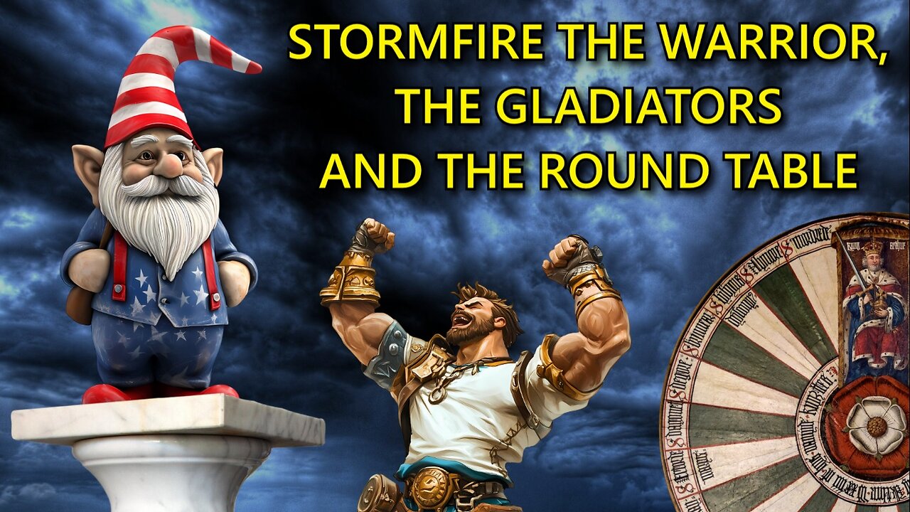 Stormfire the Warrior, the Gladiators and the Round Table