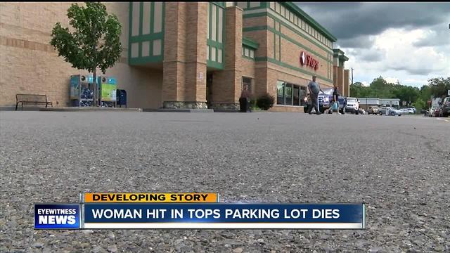 Woman hit and killed in Tops parking lot