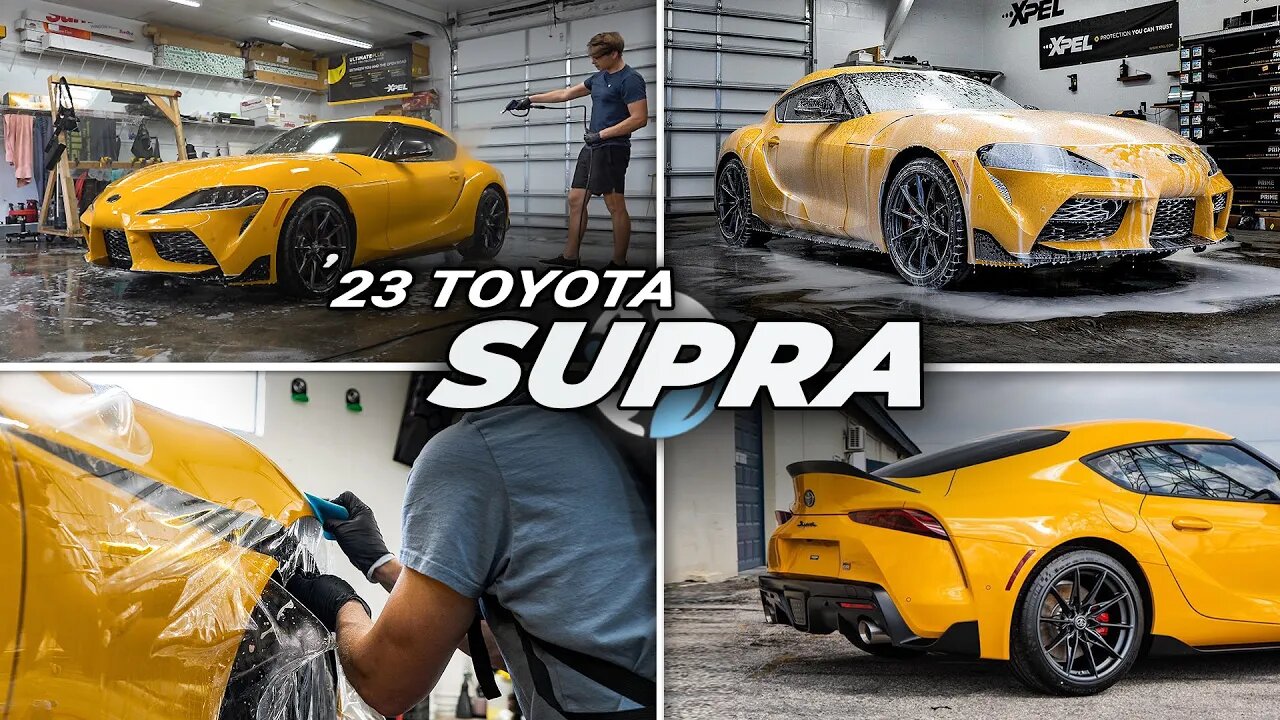 2023 Toyota Supra GR | Full Exterior Detail & PPF | 6MT, Nitro Yellow, Just Amazing...