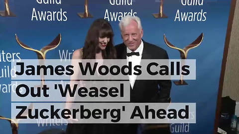 James Woods Calls Out 'Weasel Zuckerberg' Ahead of Congressional Hearing