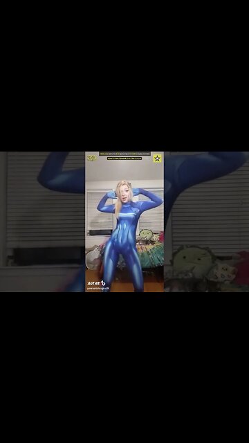 Rate the Zero Suit Samus Cosplay Costume - 1000 Likes TikTok Dance Contest 🔵🚀
