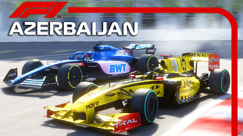 F1 2022 (A522) vs F1 2010 (R30) | Azerbaijan GP | Assetto Corsa Reshade