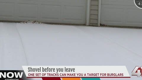 One set of tire tracks can make you a target for burglars