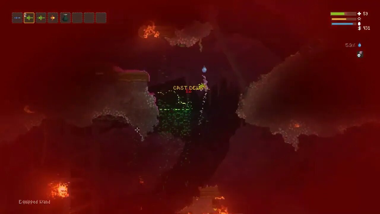 Noita [dag] daily run for 2023.MAY.26. Had to do an instant replay to see how I 💀