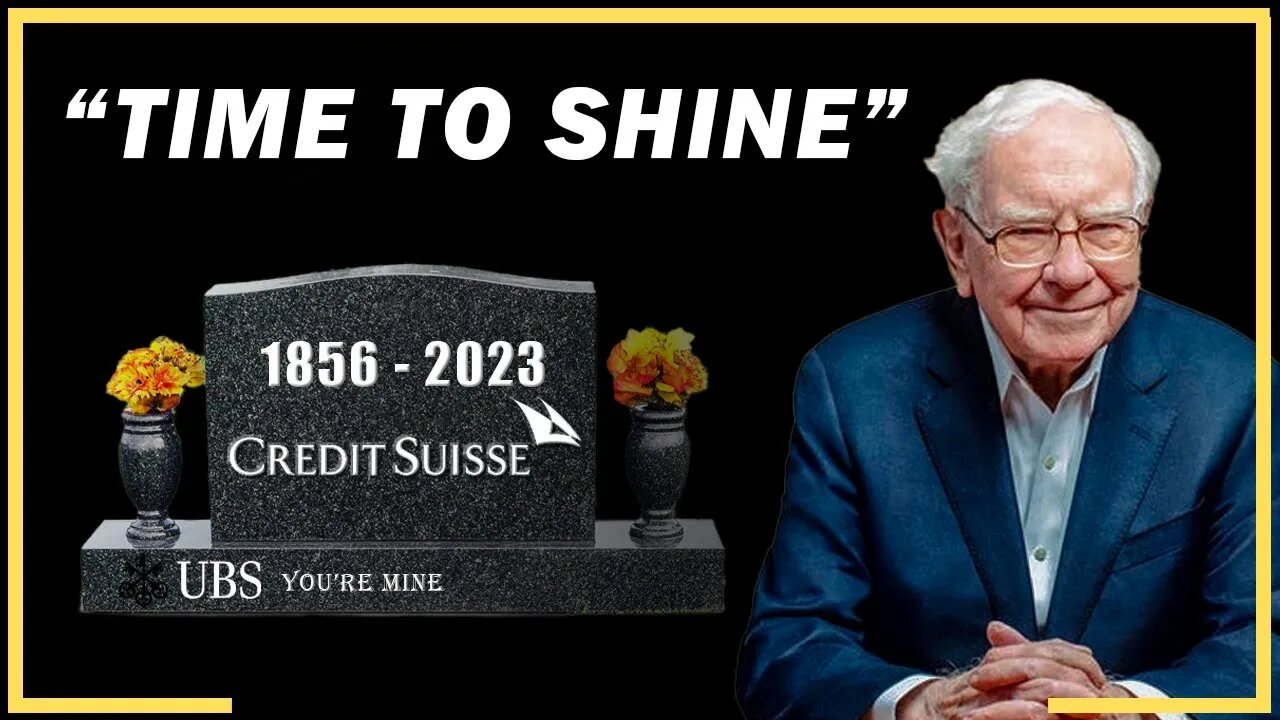 UBS BUYS Credit Suisse & Warren Buffett Shops For Banks?!