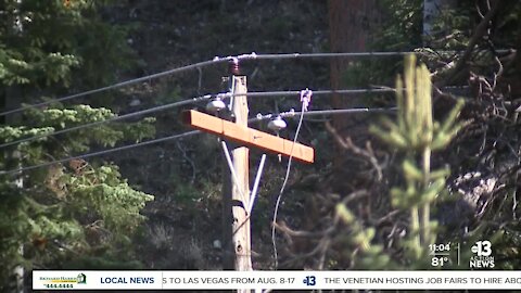 NV Energy customers on Mount Charleston prepare for potential power outages