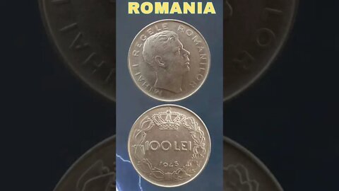 Romania 100 Lei 1943.#shorts #coinnotesz
