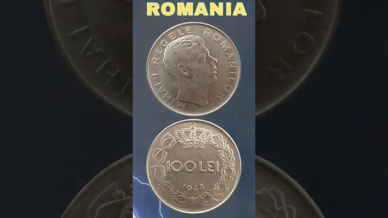 Romania 100 Lei 1943.#shorts #coinnotesz