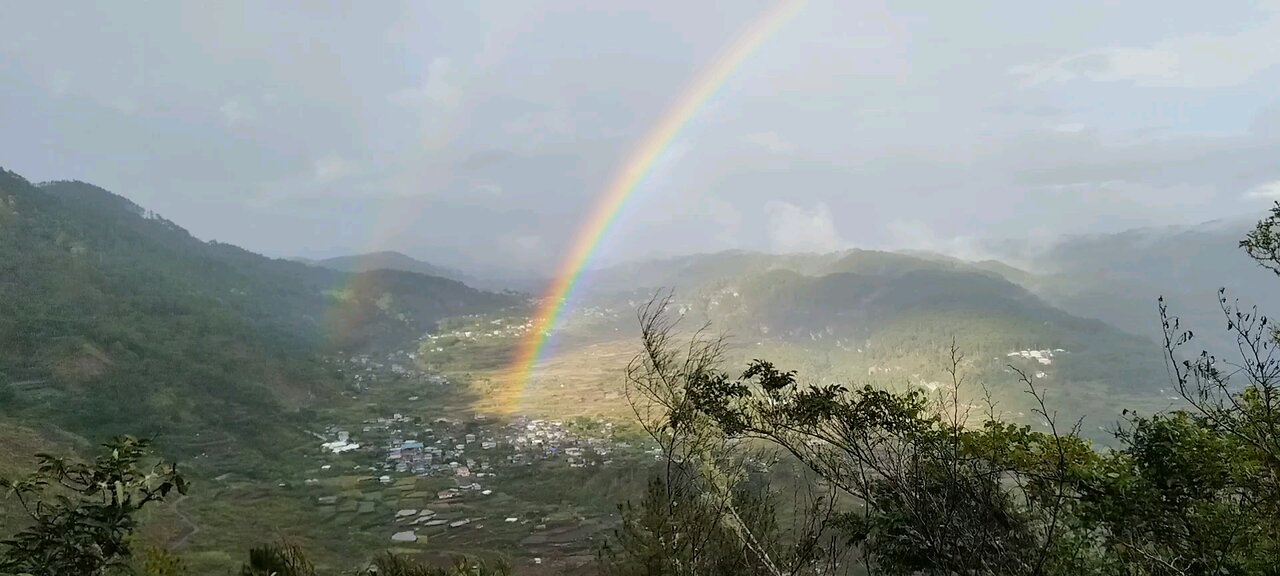 Rainbow in Mt. Province Philippines