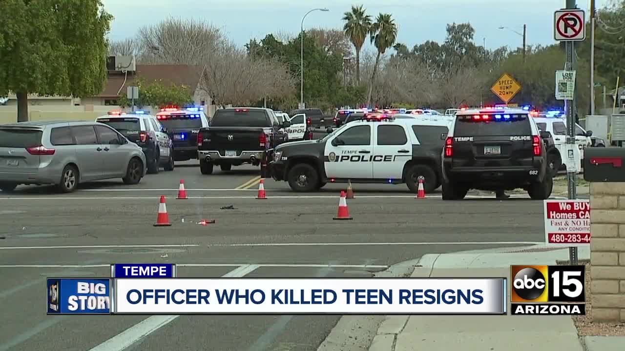 Victim family's lawyer responds to Tempe officer's resignation after deadly shooting