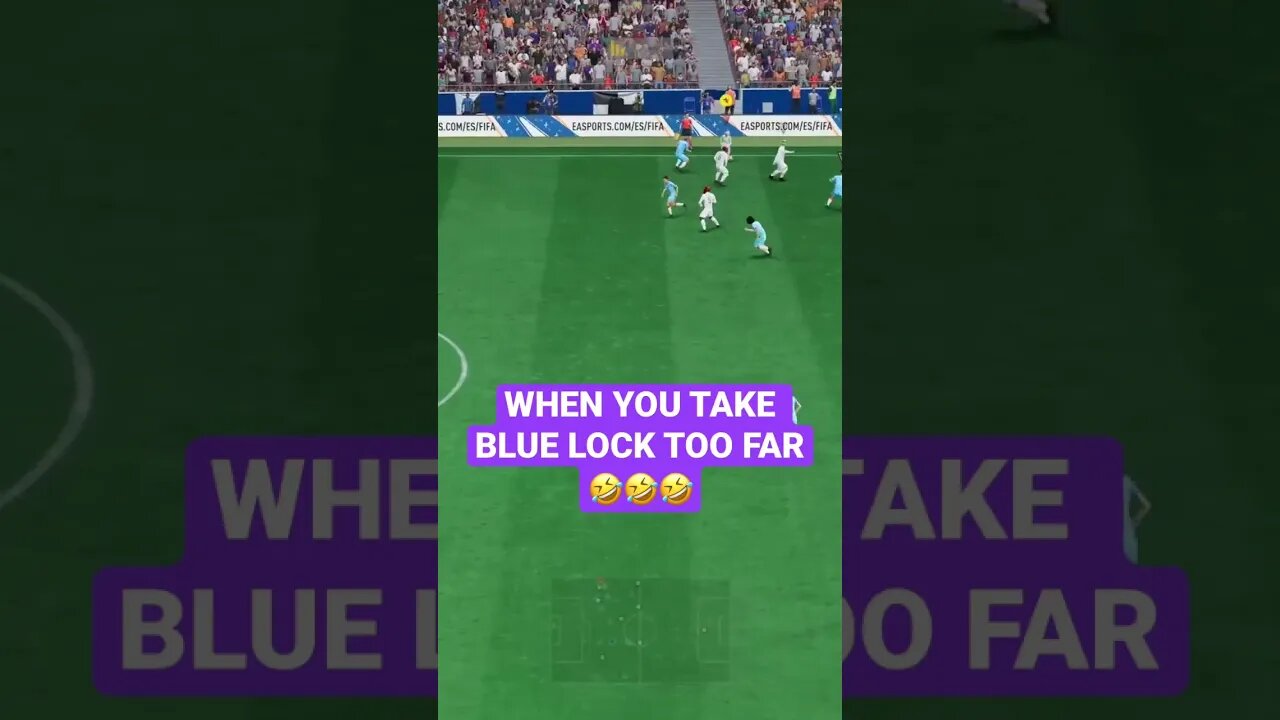 When you take Blue lock too far😭 #bluelock #fifa #shorts