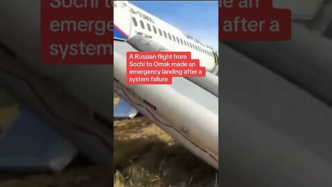 Russian authorities have released footage of Ural Airlines flight that made emergency landing