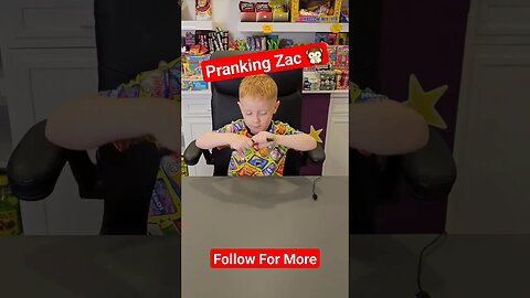 Pranking Zac 🙊 #sweets #candy #prank #pranks #funny #viral #shorts #youtubeshorts #trending #yt