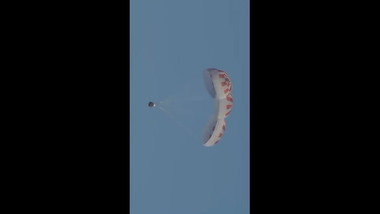 SpaceX crew dragon returns from space station on demo-1mission
