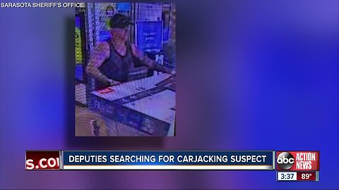 Search underway for stolen Cadillac sedan, carjacking suspect last seen in Sarasota