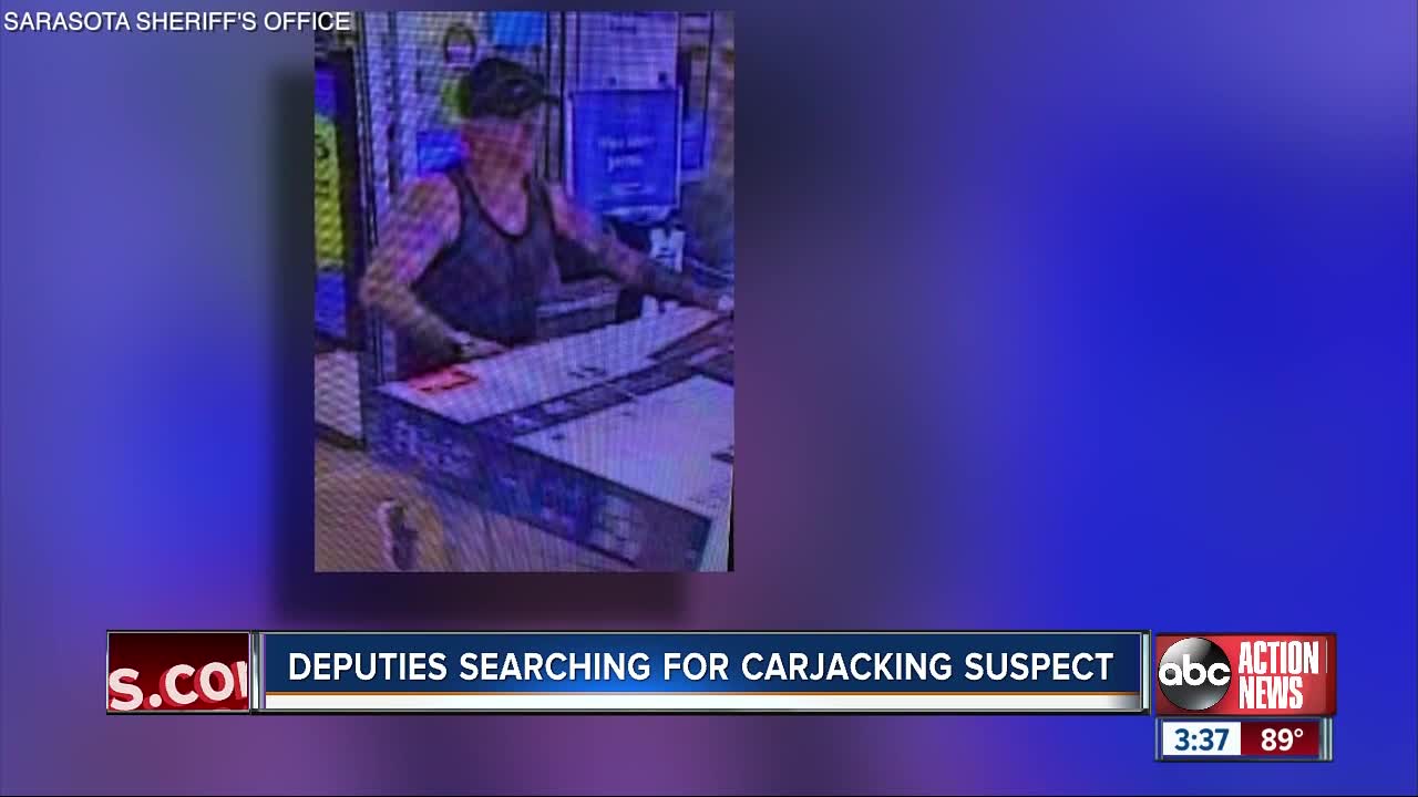 Search underway for stolen Cadillac sedan, carjacking suspect last seen in Sarasota